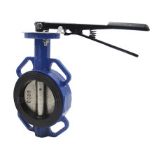 Bundor DN50 PN16 ductile iron body disc butterfly valve ansi EPDM seal GG25 Wafer type butterfly valve